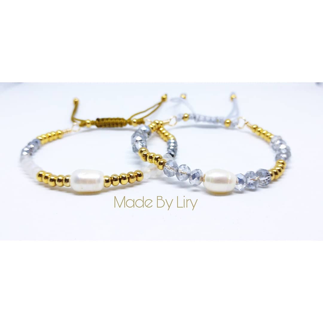 Golden Pearls Bracelets