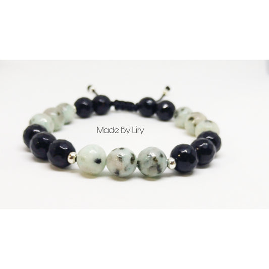 Dalmatian Jasper Bracelet