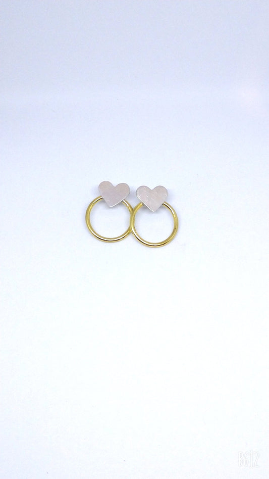 Silver Heart Earrings